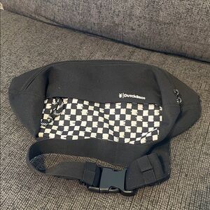 Dutch Bros Monochrome Checkered Belt Bag